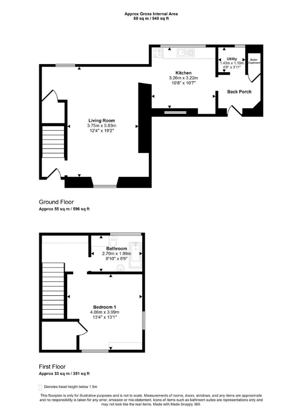 6 bedroom semi-detached house for sale - floorplan