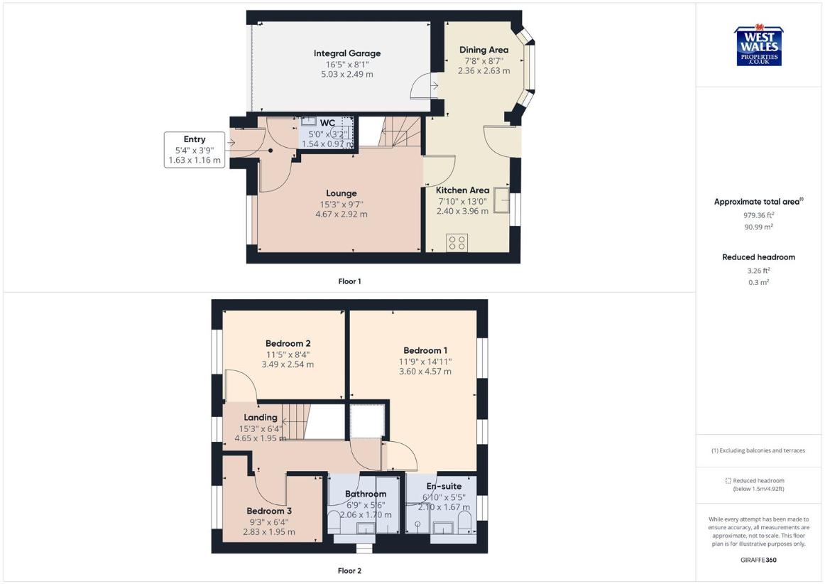 3 bedroom detached house for sale - floorplan