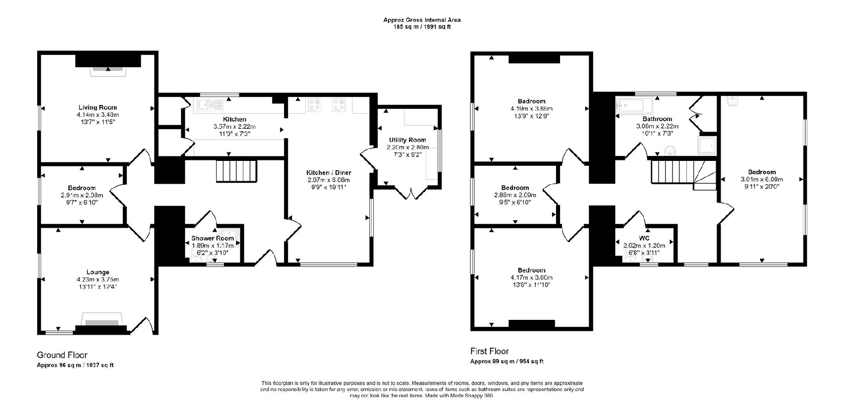 5 bedroom detached house for sale - floorplan