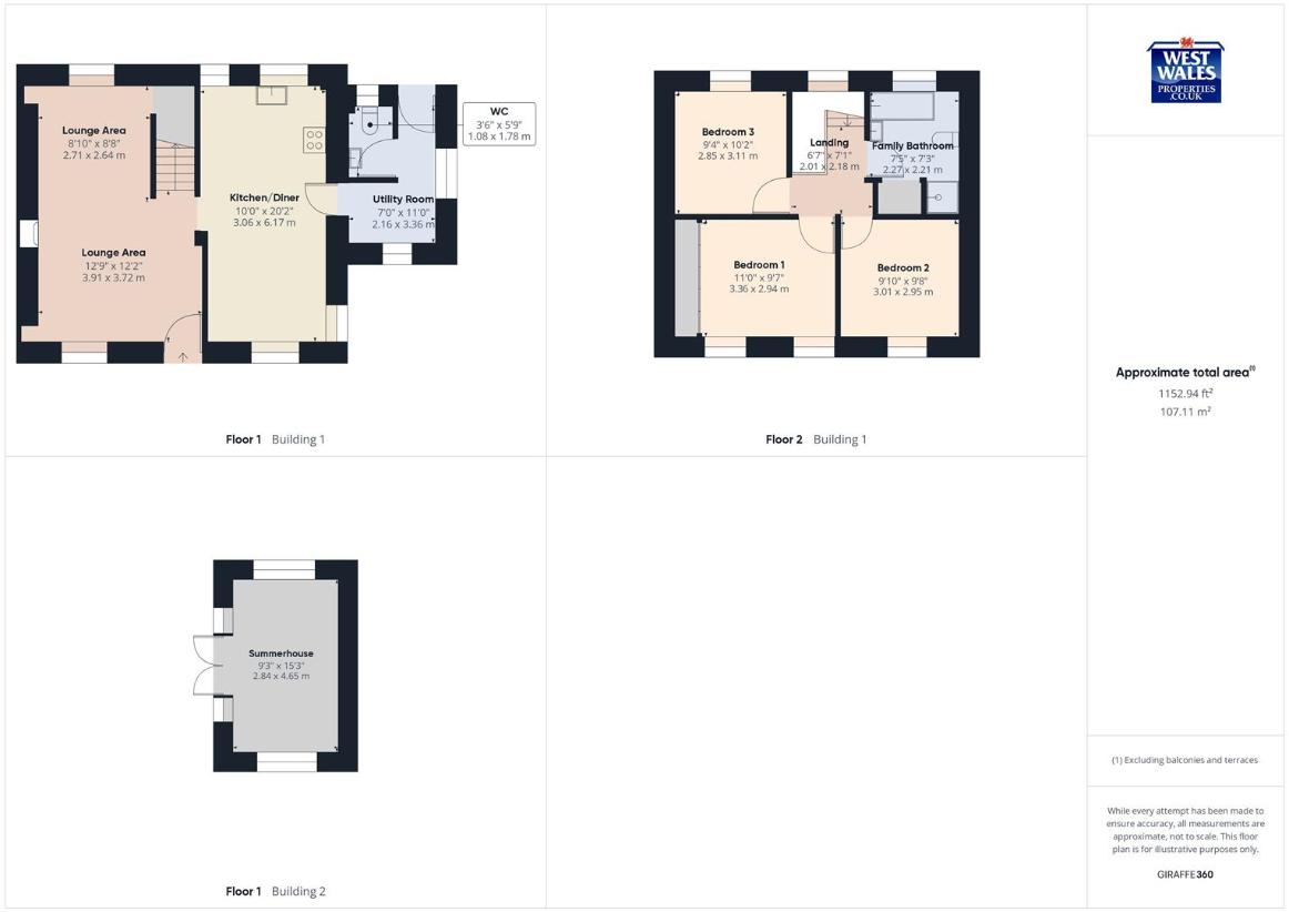 3 bedroom detached house for sale - floorplan