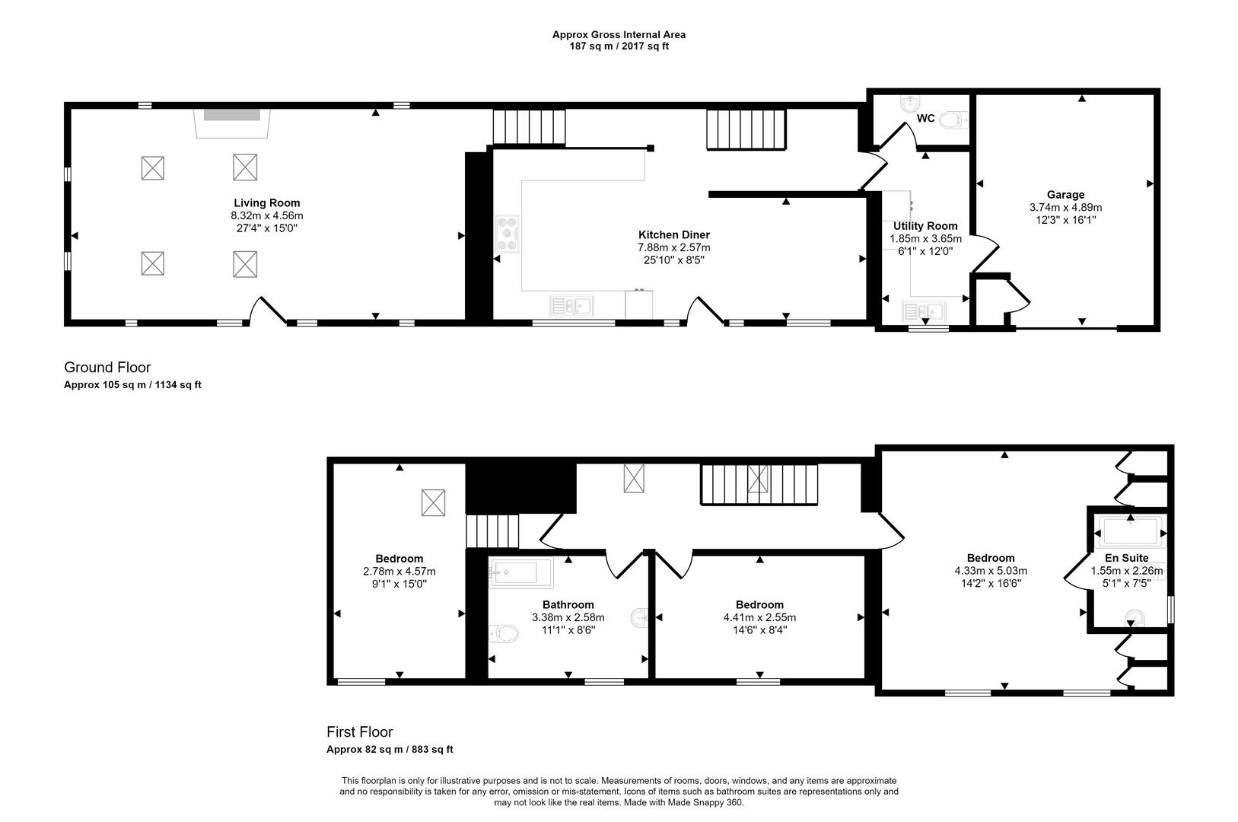 3 bedroom property for sale - floorplan