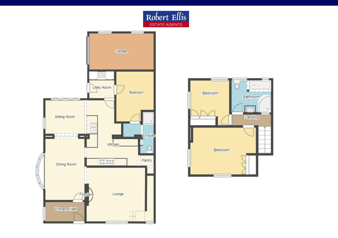 3 bedroom semi-detached house for sale - floorplan