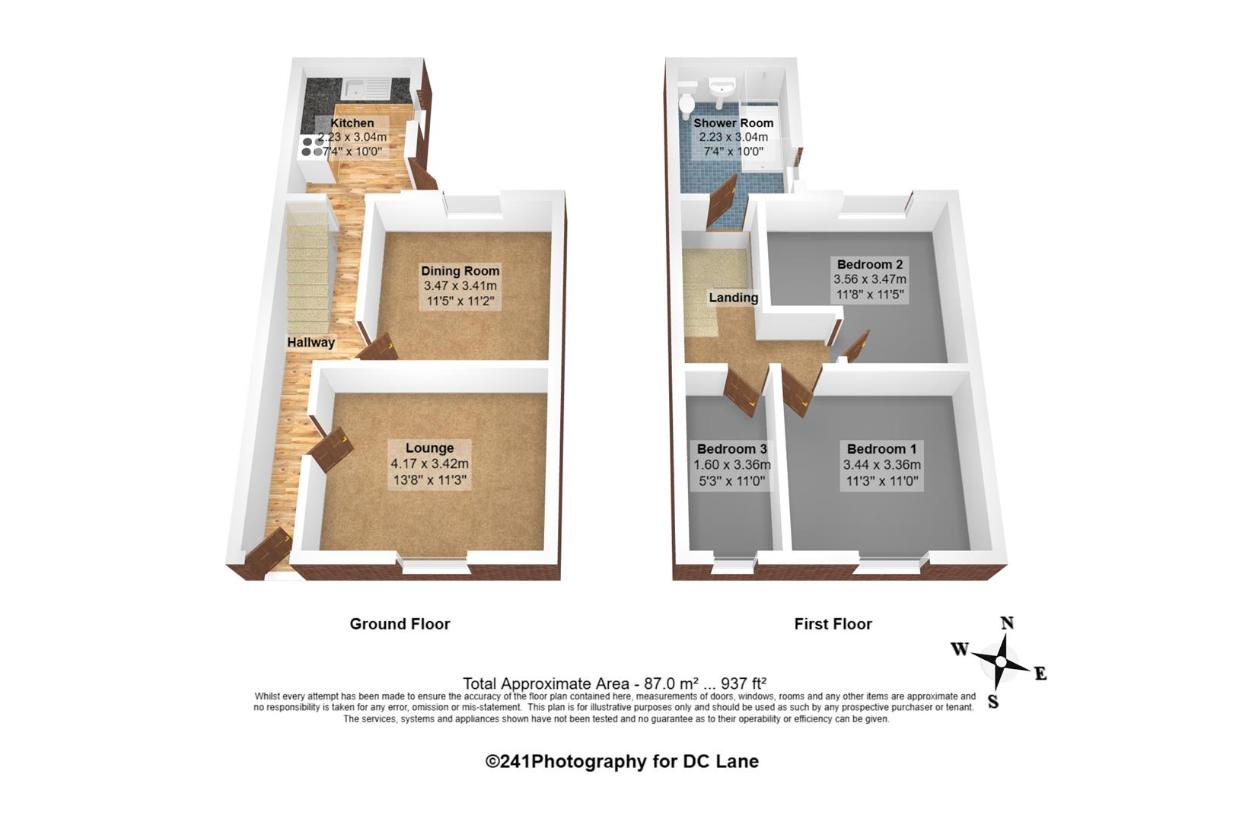 3 bedroom property for sale - floorplan