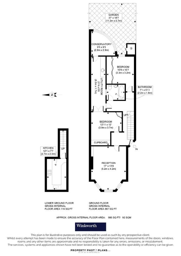 2 bedroom flat for sale - floorplan