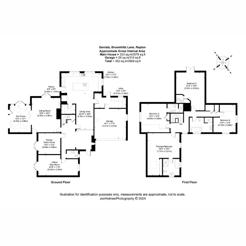 4 bedroom detached house for sale - floorplan