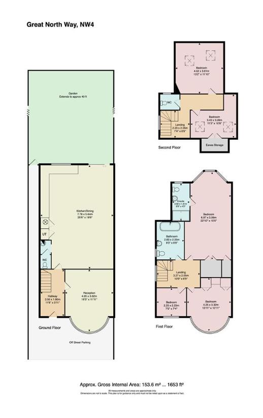 5 bedroom semi-detached house for sale - floorplan