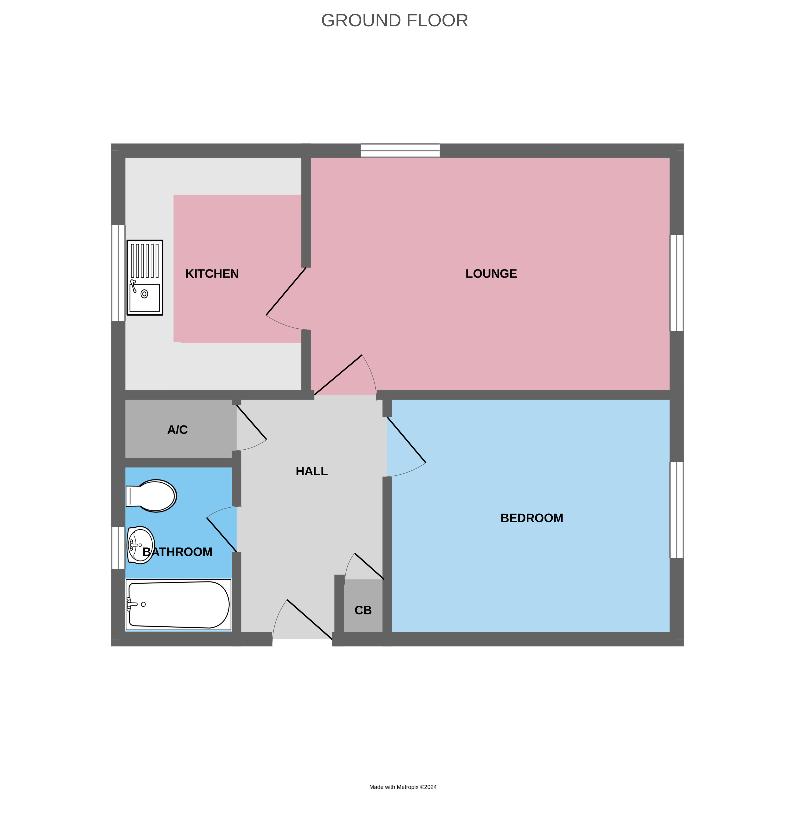 1 bedroom flat for sale - floorplan