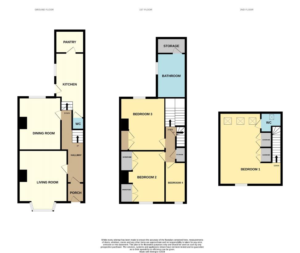 4 bedroom property for sale - floorplan