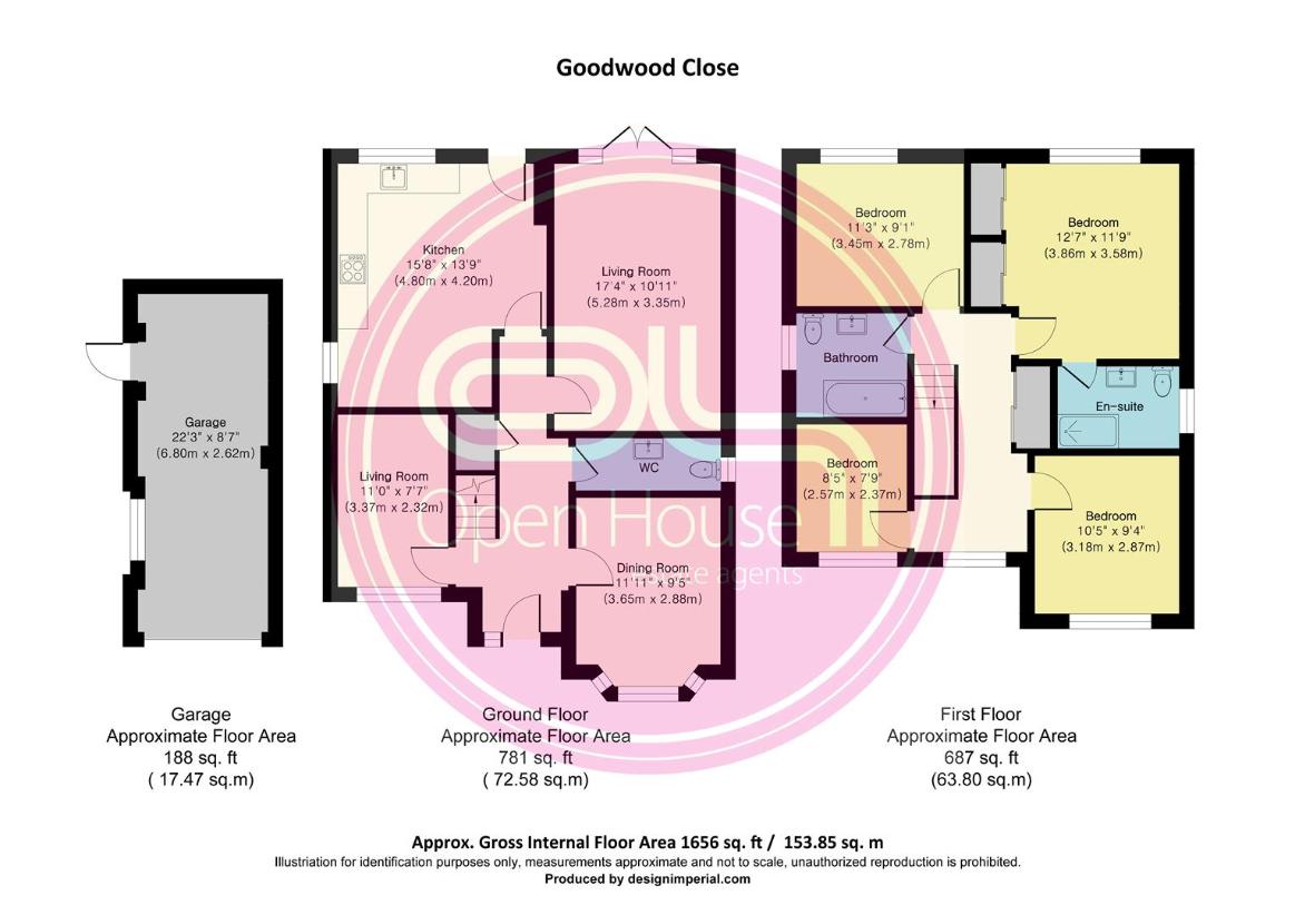 4 bedroom detached house for sale - floorplan