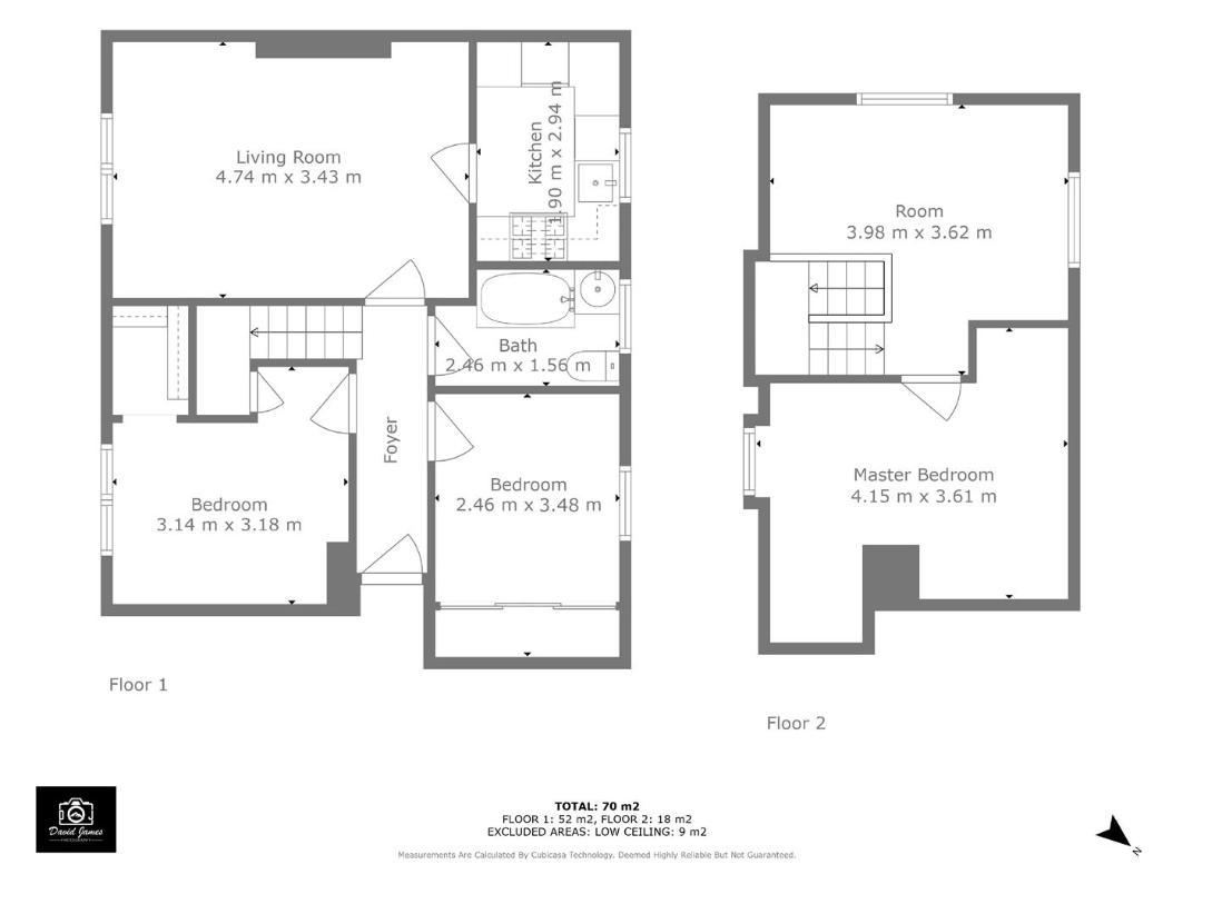 3 bedroom flat for sale - floorplan