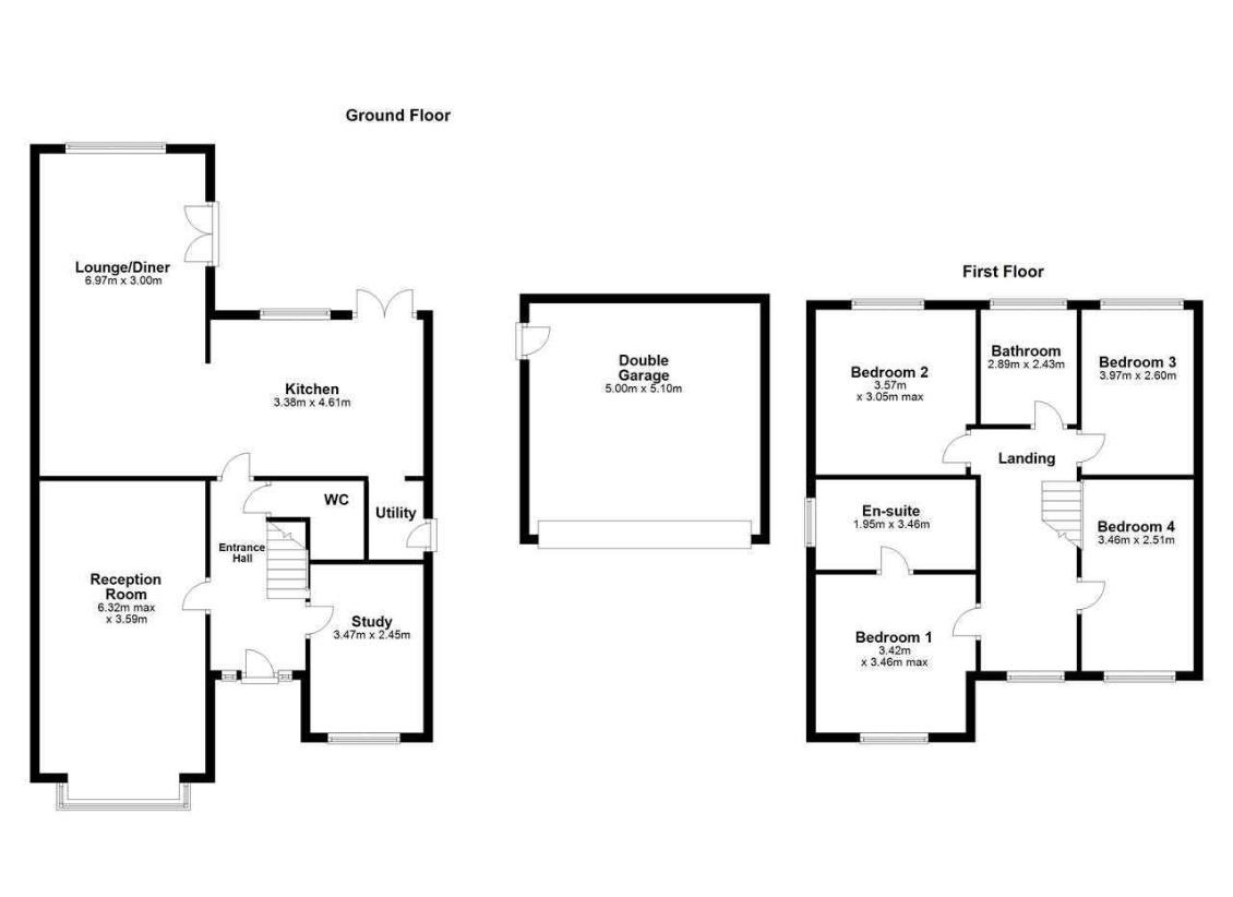 4 bedroom detached house for sale - floorplan