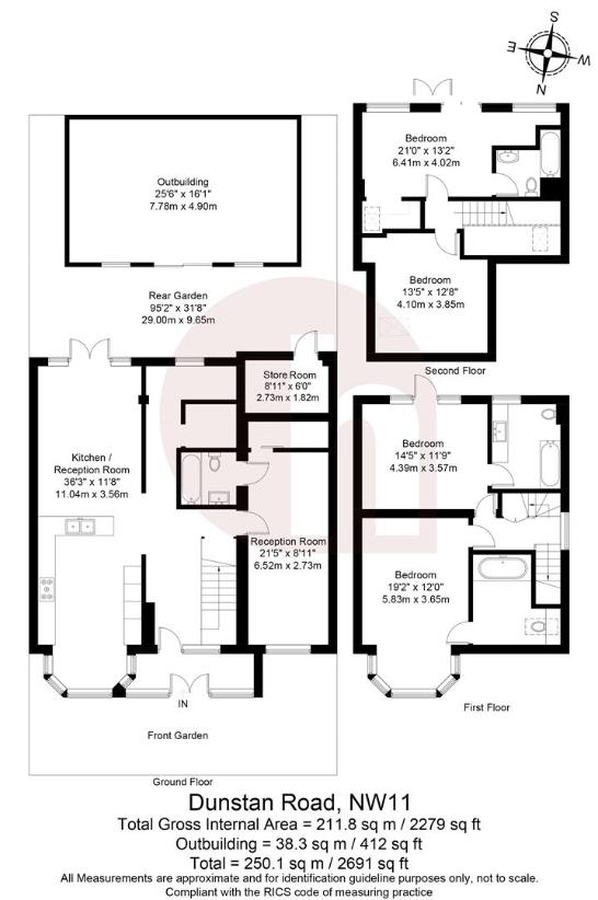 4 bedroom property for sale - floorplan