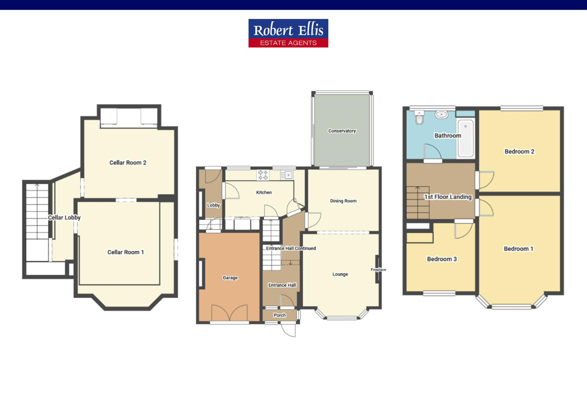 3 bedroom detached house for sale - floorplan