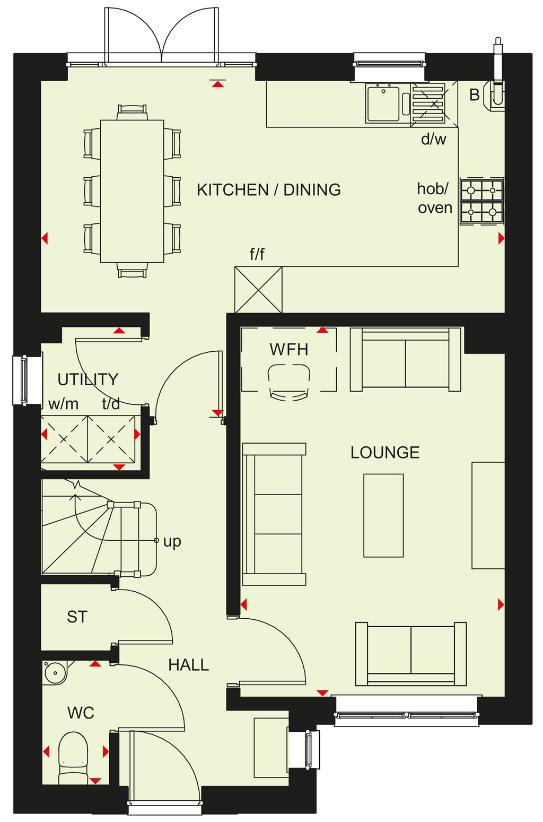 4 bedroom detached house for sale - floorplan