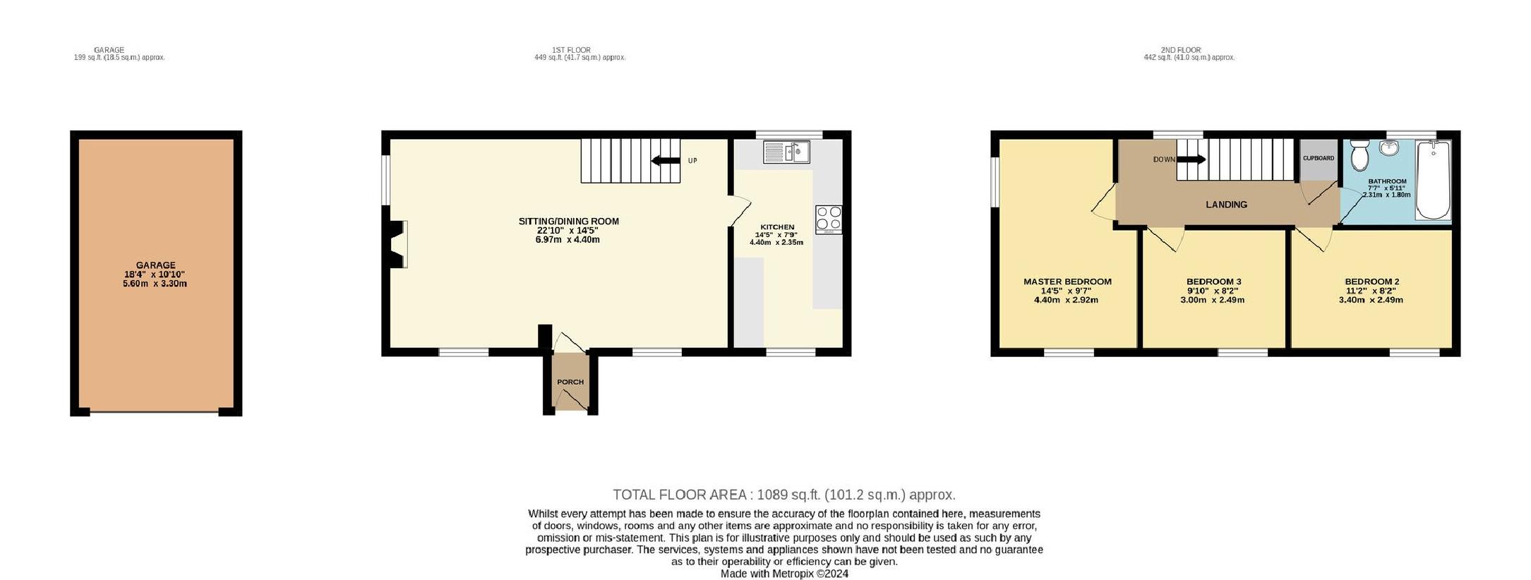 3 bedroom detached house for sale - floorplan