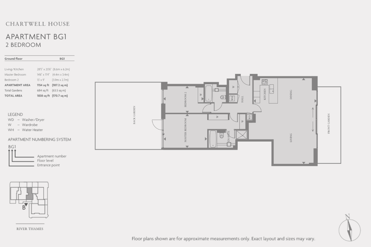 2 bedroom detached house for sale - floorplan