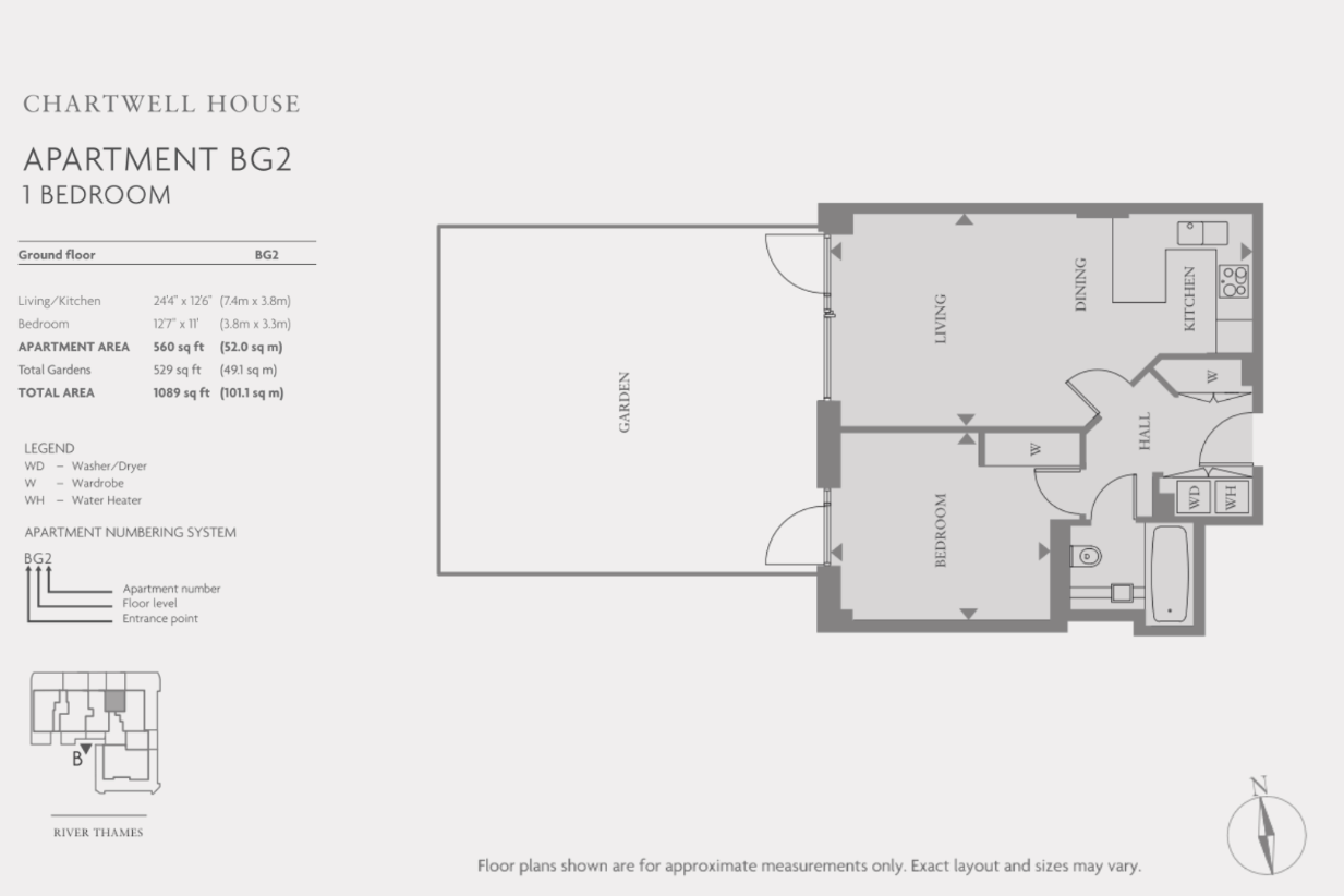 1 bedroom detached house for sale - floorplan