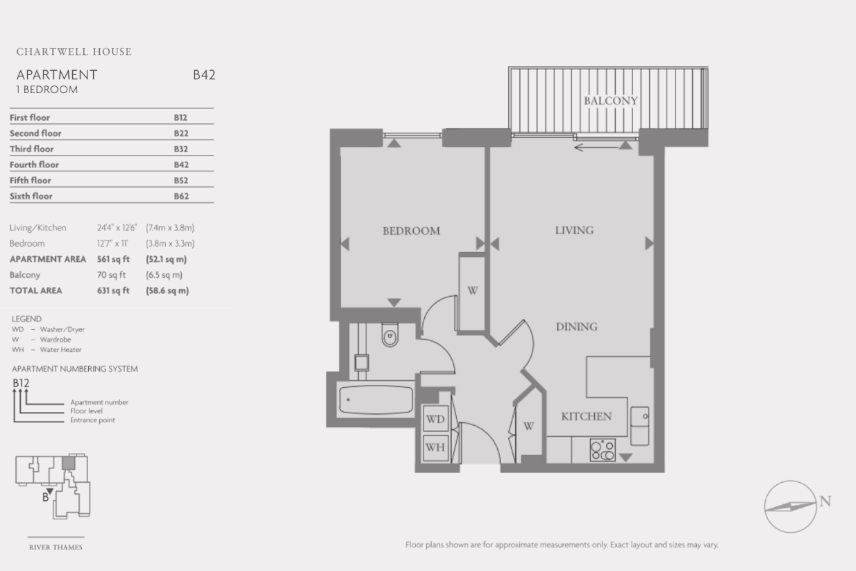 1 bedroom detached house for sale - floorplan