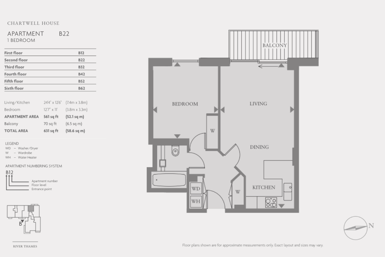 1 bedroom detached house for sale - floorplan