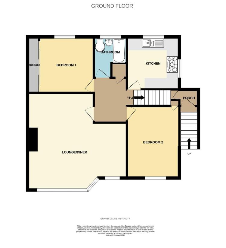 2 bedroom flat for sale - floorplan