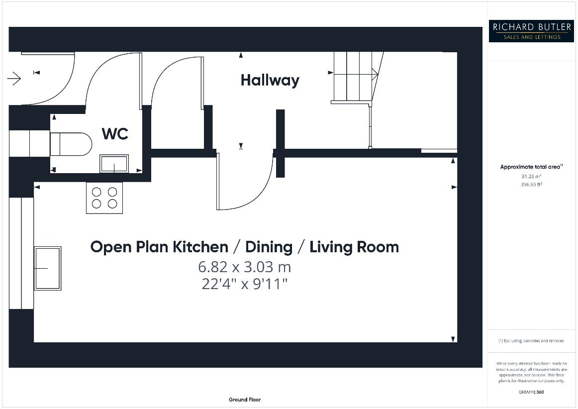 2 bedroom property for sale - floorplan