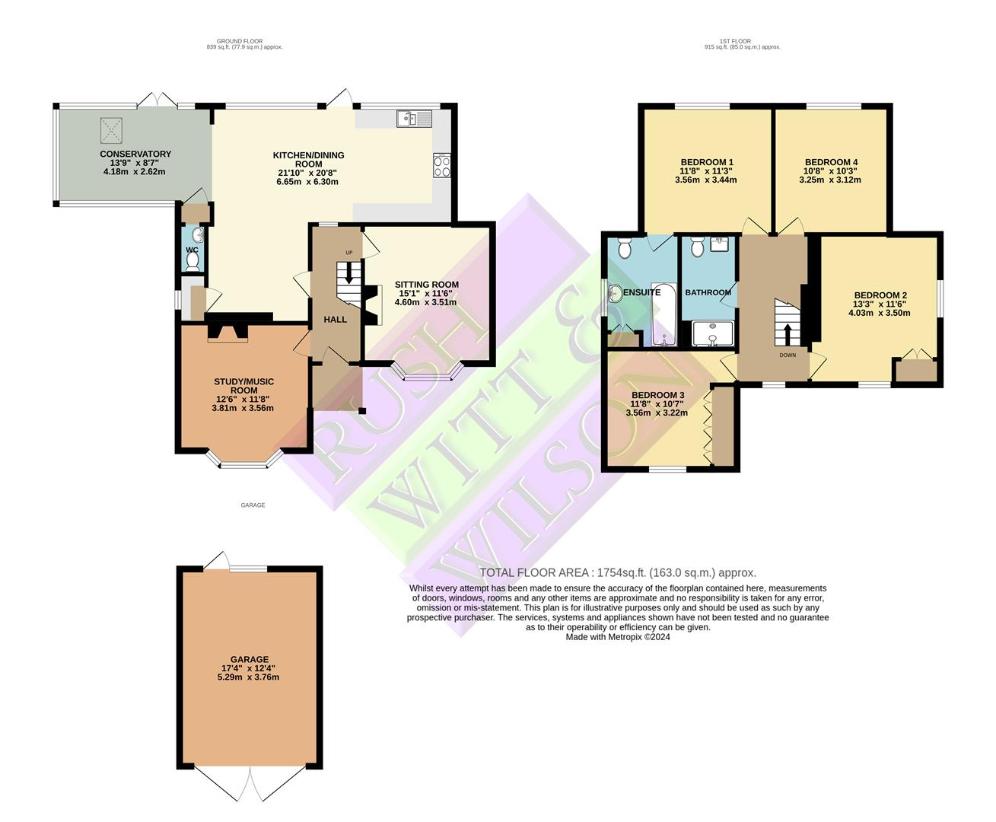 4 bedroom detached house for sale - floorplan