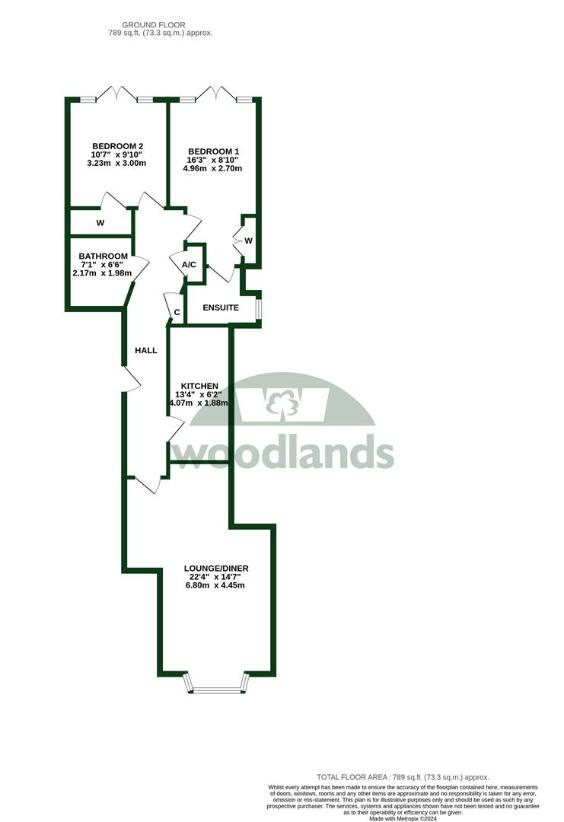 2 bedroom flat for sale - floorplan