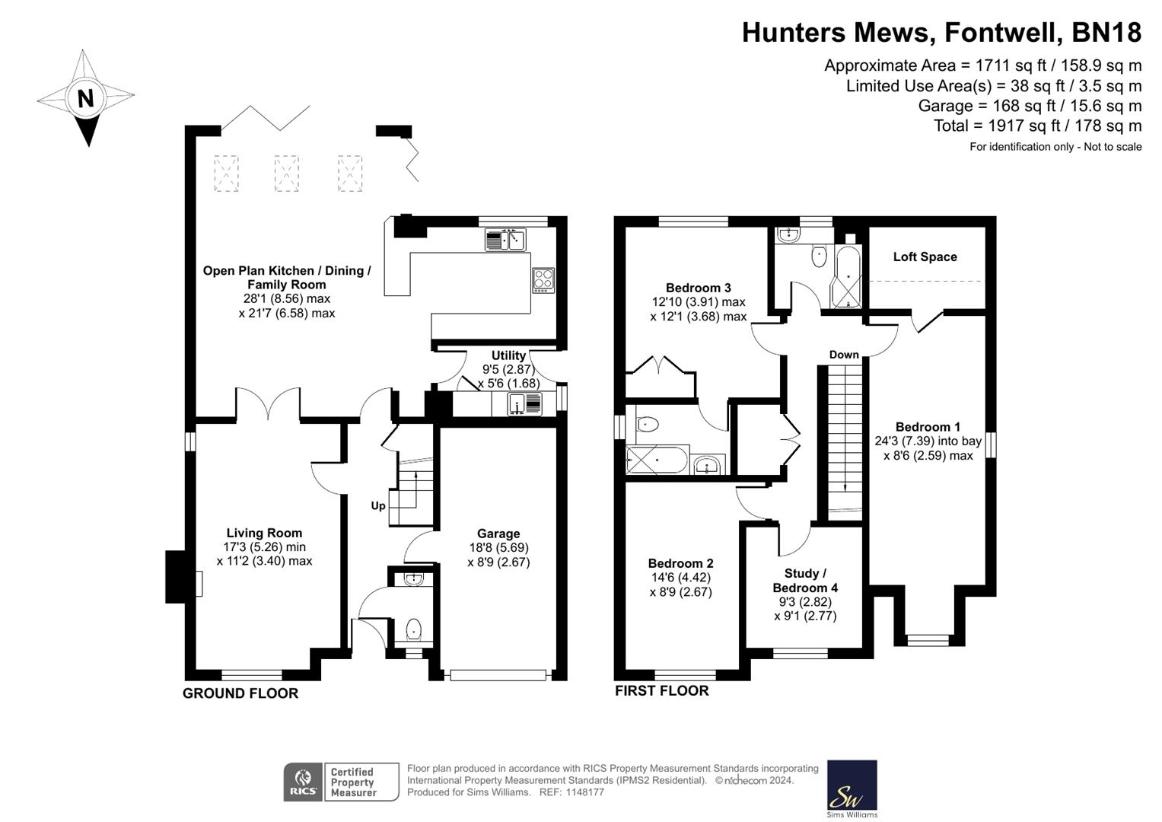 4 bedroom detached house for sale - floorplan