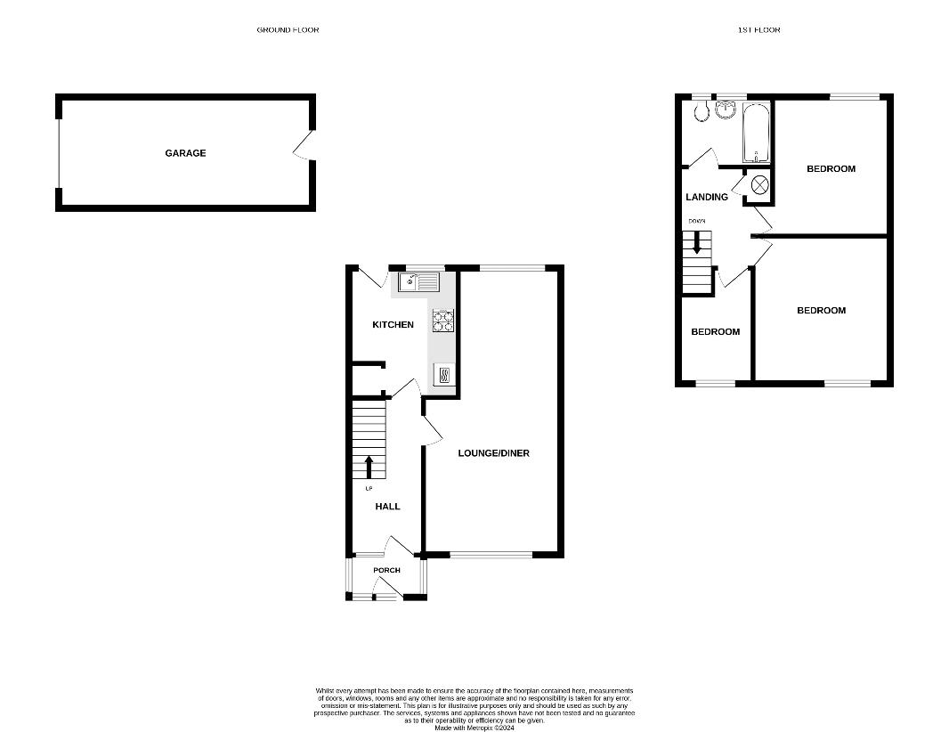 3 bedroom detached house for sale - floorplan