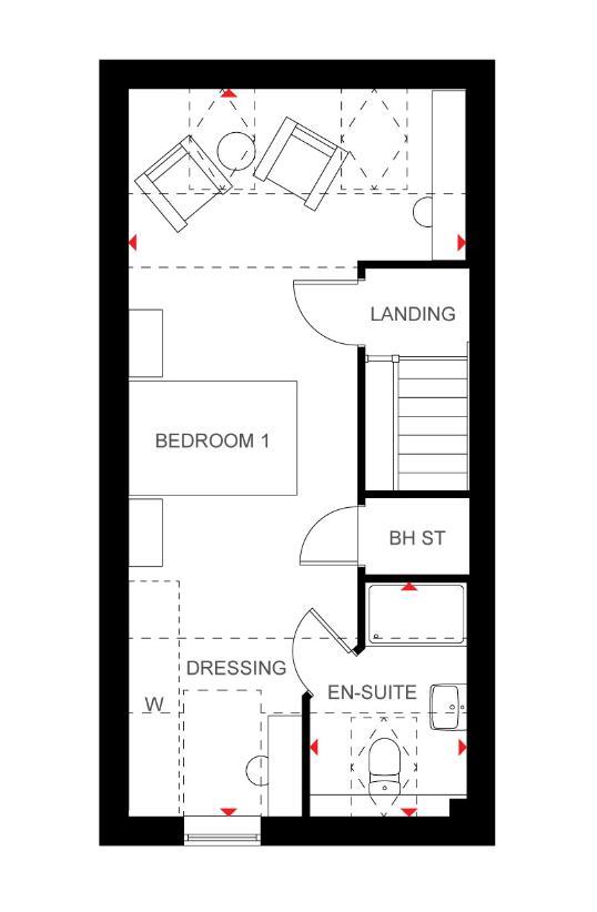 3 bedroom semi-detached house for sale - floorplan