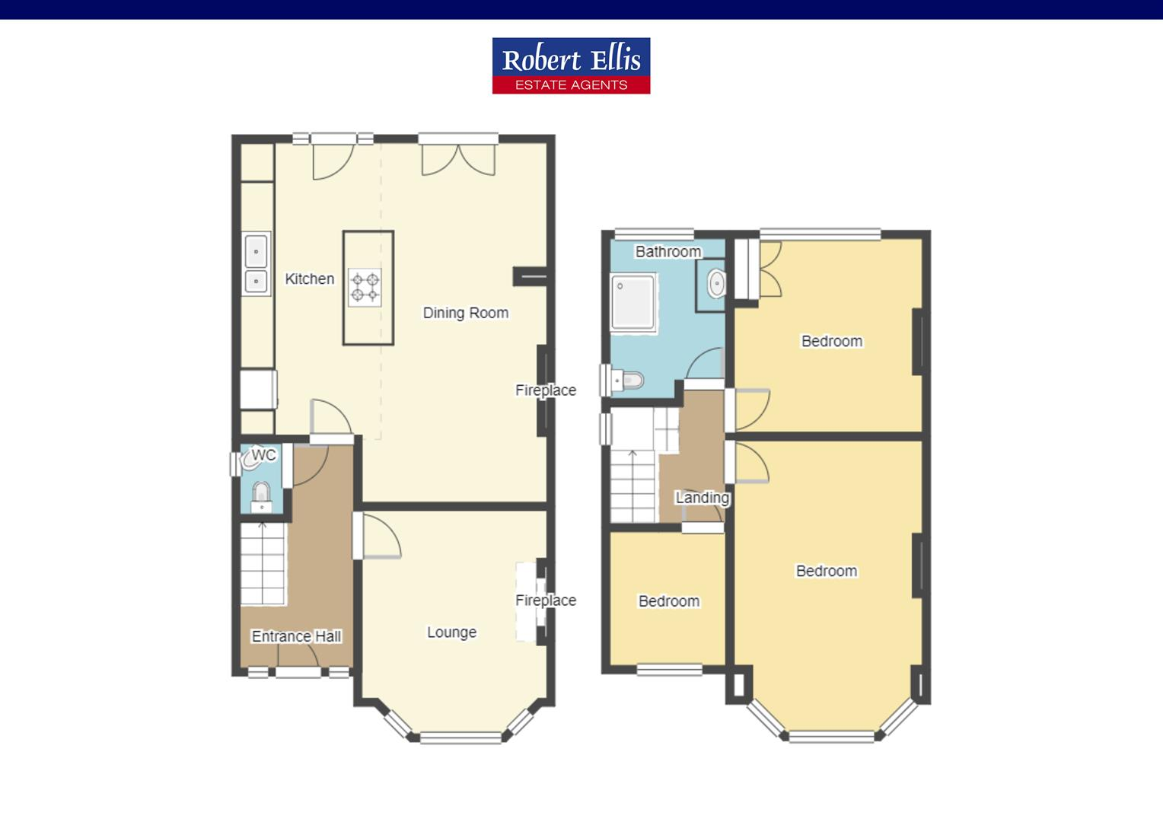 3 bedroom detached house for sale - floorplan