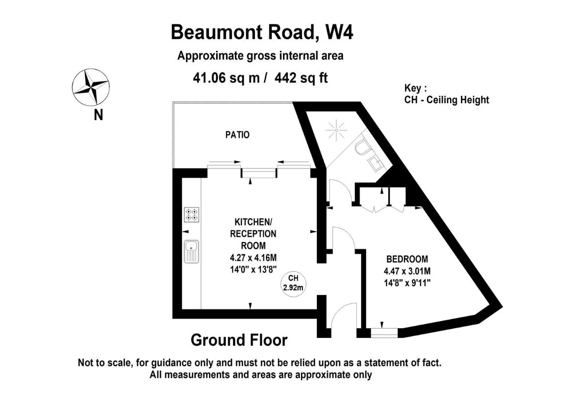 1 bedroom flat for sale - floorplan