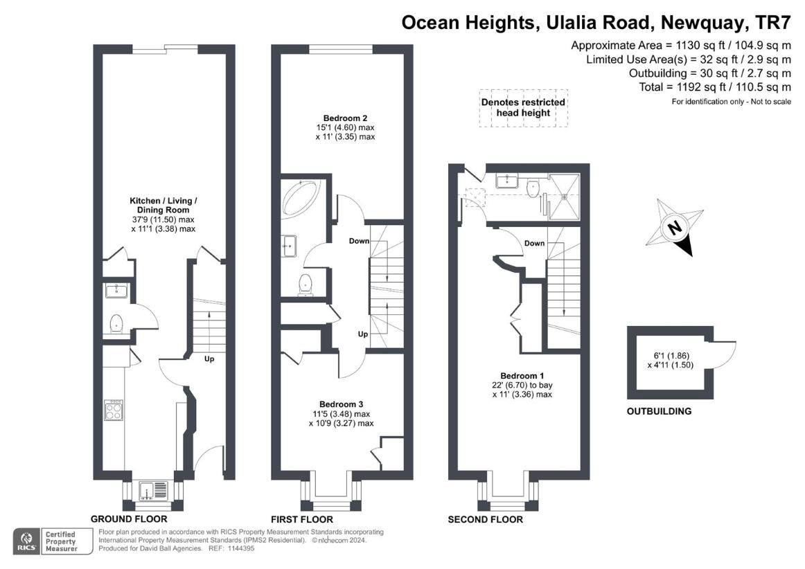 3 bedroom town house for sale - floorplan