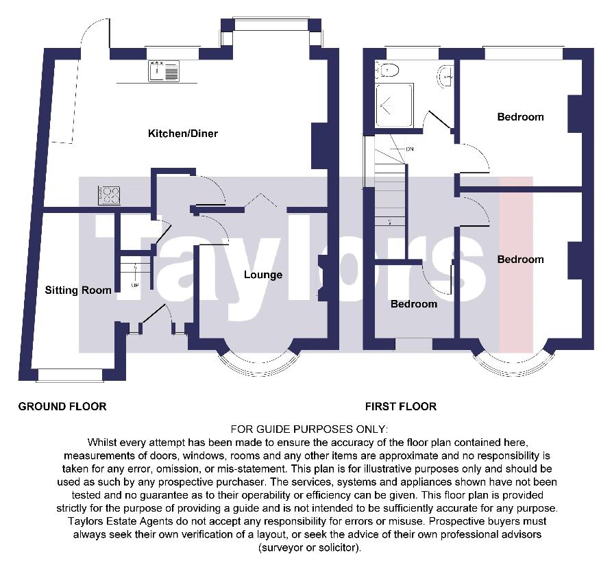 3 bedroom semi-detached house for sale - floorplan