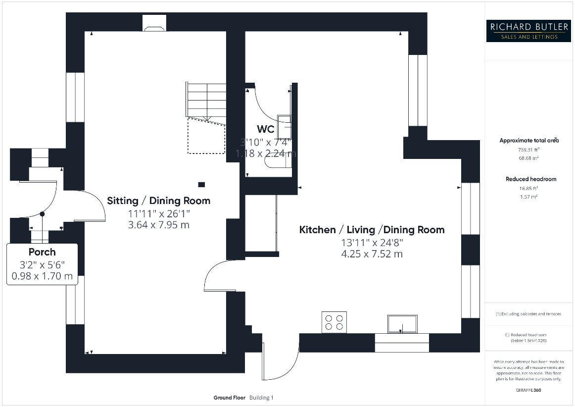 3 bedroom cottage for sale - floorplan