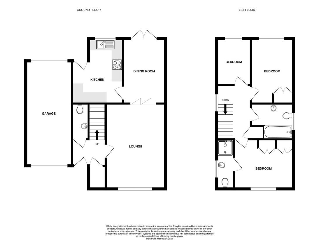 3 bedroom detached house for sale - floorplan