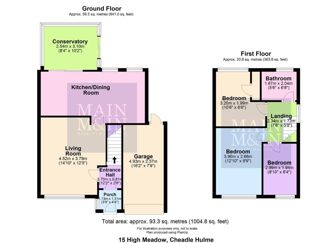 3 bedroom semi-detached house for sale - floorplan