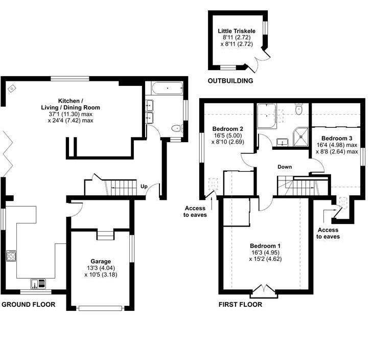 3 bedroom detached house for sale - floorplan