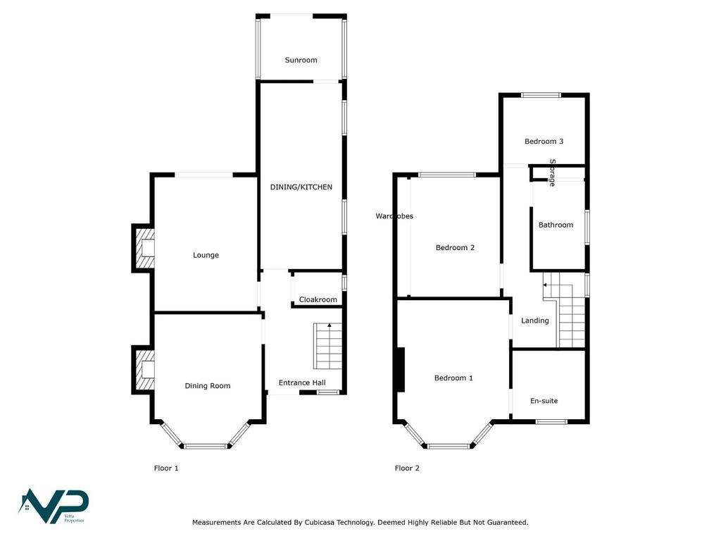 3 bedroom semi-detached house for sale - floorplan