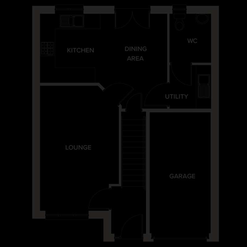 3 bedroom detached house for sale - floorplan