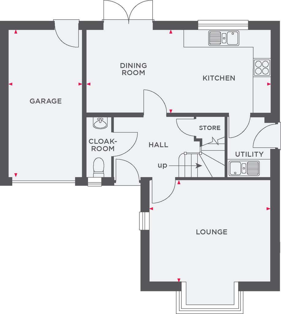 4 bedroom detached house for sale - floorplan