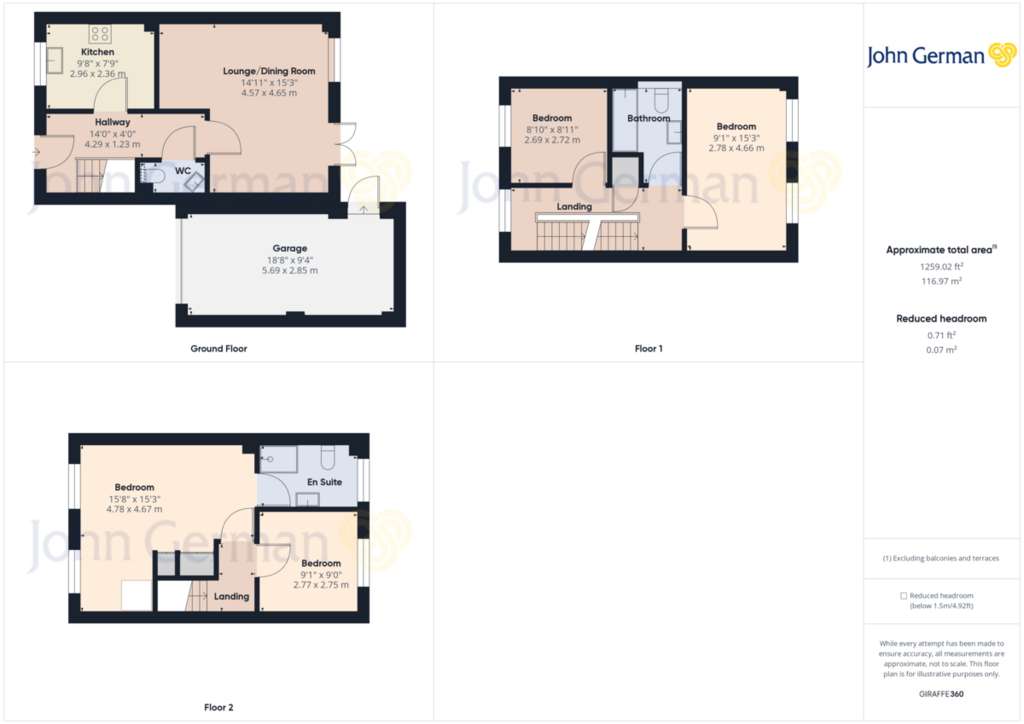 4 bedroom semi-detached house for sale - floorplan