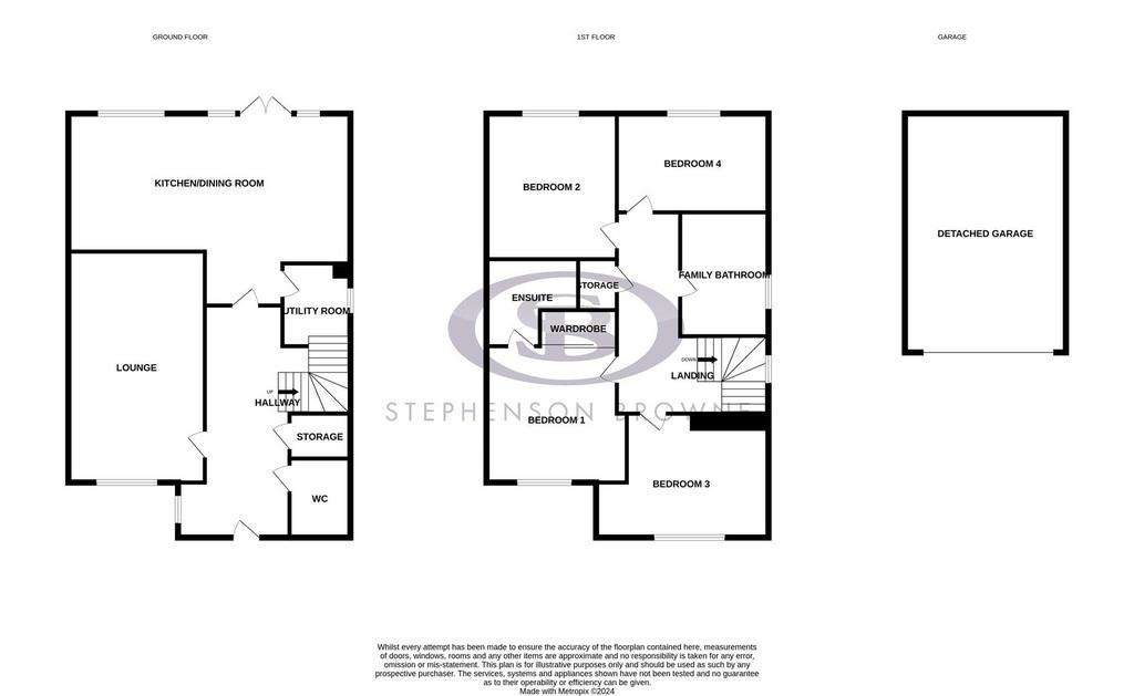 4 bedroom detached house for sale - floorplan