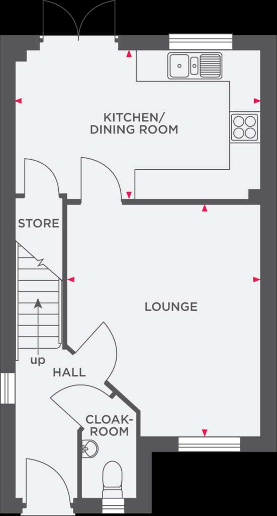 4 bedroom semi-detached house for sale - floorplan