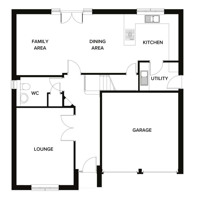 4 bedroom detached house for sale - floorplan