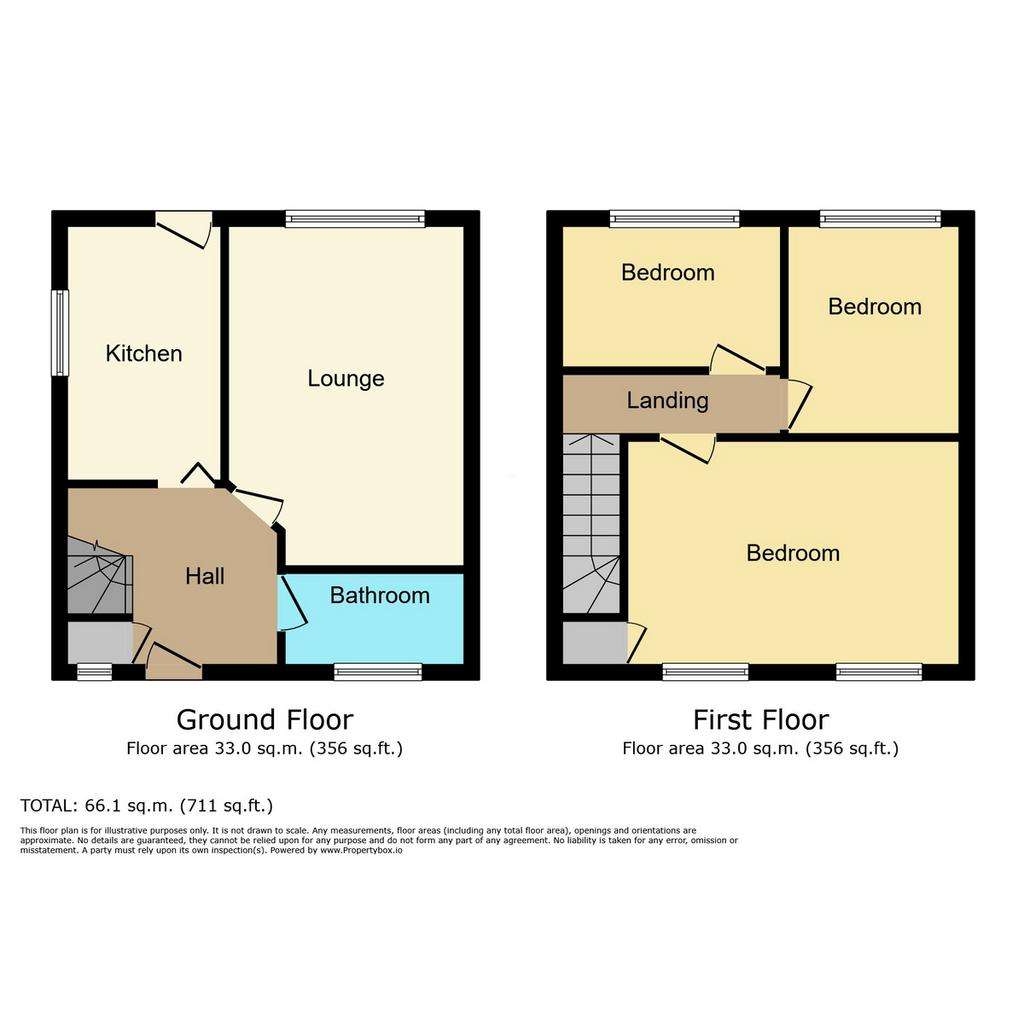 3 bedroom semi-detached house for sale - floorplan