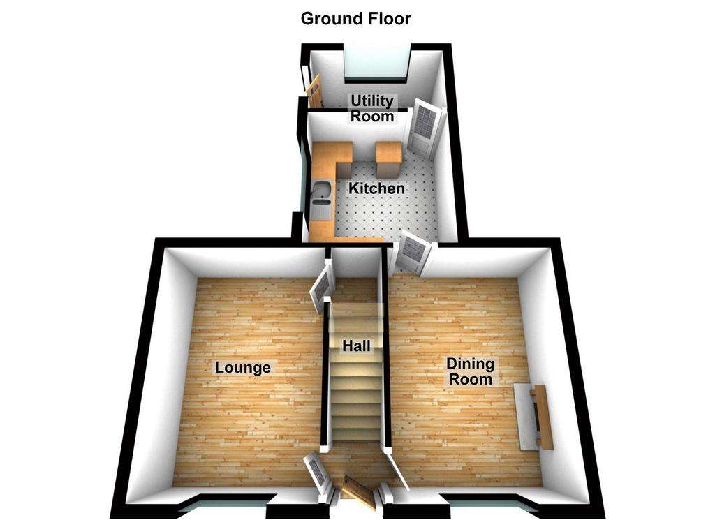 3 bedroom detached house for sale - floorplan