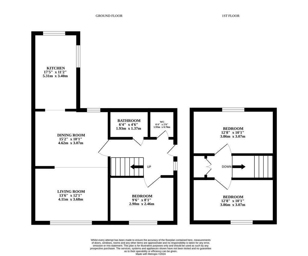 3 bedroom detached house for sale - floorplan