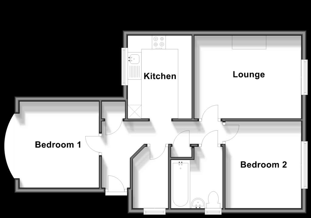 2 bedroom maisonette for sale - floorplan