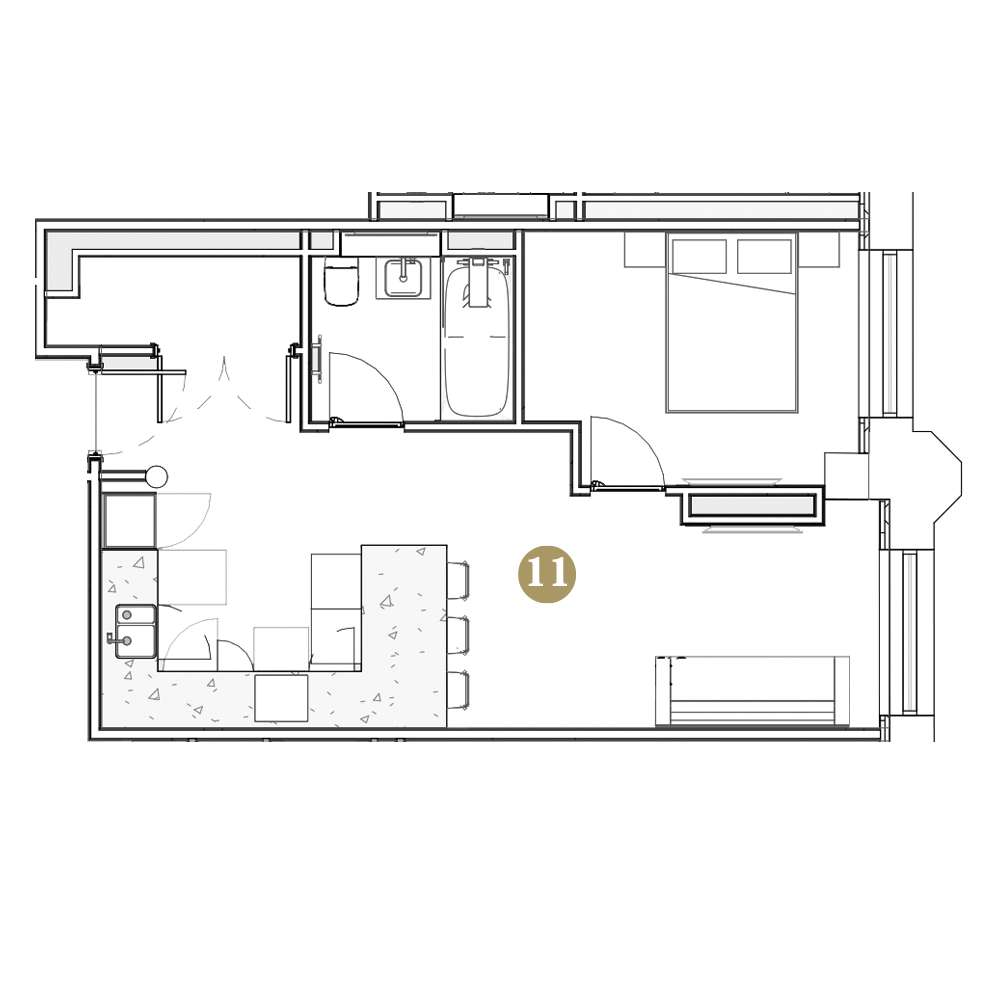 1 bedroom flat for sale - floorplan